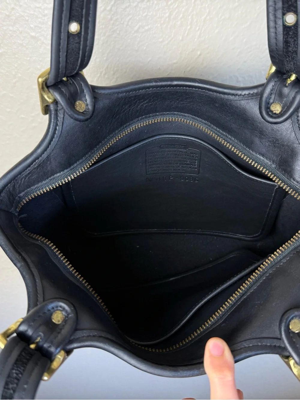Vintage Coach 9086 leather bag